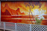 Aloha mural, Kapaa, Kauai, HI