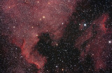 North America and Pelican Nebulas