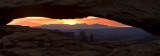 Mesa arch window panorama