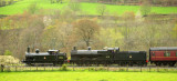 Coal tank and Super D approaching Glyndy.....