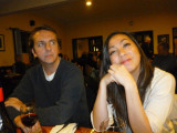 Jo and I at dinner in Apollo Bay