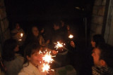 Sparklers making people happy