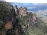 The 3 Sisters rock formation