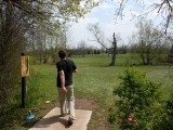 Grant at North Chili Disc Golf
