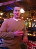 Mike enjoying a bar