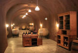 The caves at Thomas George Estates winery