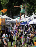 Fabulous balancing act, fabulous outfit