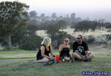 Relaxing on the fairway