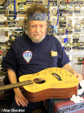 David Nelson, after signing guitar for KZFR raffle