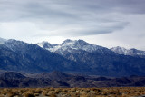 Highway 395, Mt. Whitney area in the background