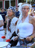 Festival parade - Wolfthump, featuring Shanti Peace (at left)