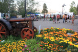 Fairgrounds 4H tribute tractor meets festivalgoers