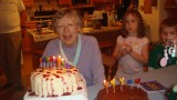 the birthday cakes- lemon raspberry and devils food