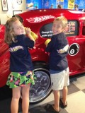 waxing a vw at the childrens museum