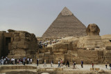 Sphinx and pyramid 0819