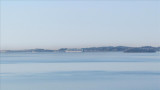 Another hazy morning on corfu. view from our balcony