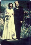 Doris Righetti & Robert Martini wedding snapshot, 1949