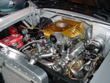 beautiful V8 motor
