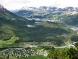 Vista desde el camino de Muottas Muragl a Alp Languard