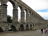 Acueducto de Segovia. Vista desde la Plaza de Dia Sanz