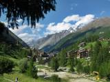 Zermatt. View from the trail to Zmutt