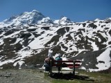Zermatt.A seat with a view in the Schwarzsee area