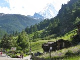 Zermatt. View from the trail to Zmutt