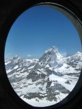 View from the Klein Matterhorn at 3883 mts (12739 ft)