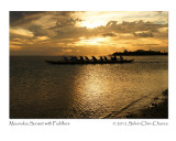 Diamond Head from Maunalua Bay with Sunset Paddlers