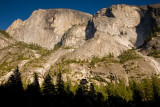 Halfdome from Mirror Lake - Yosemite