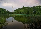 Yuyuantan Park.With the CCTV TOWER