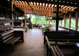 Lamanai dining area.