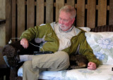 Phil and friend . . . .