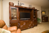 Entertainment center with 42 LCD TV