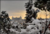 Rome under snow