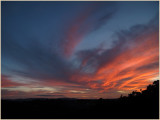 Winter sunset