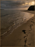 Just before sundown