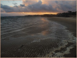 As the sunsets