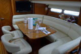 Dining in the boat