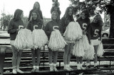 SCS Cheerleaders (L-R: Pam Adams,Shirley Wilson,Diana Johnston,Alison Davies,Diane Sloot,and Pam Burt)