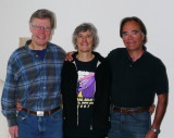 Barrie Ashworth, his wife Laurie and me - Duncan Bristow, in Collingwood - Jan 2012