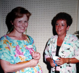 Debbie Cutting (Vanderlip) and Debbie Bint  -  1987