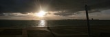 Sun setting over the Isle of Wight