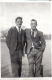 Dad and Marv Eddy, 1940s