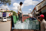 Siam Reap - this guy is selling ice...