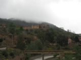 High Atlas Mountains in the rain