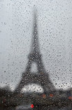 rainy window into Paris