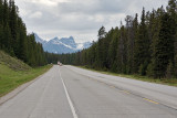 On Hiway 1 between Lake Louise and Banff