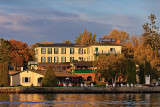 Gananoque Inn, bathed in late afternoon sun
