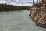 Athabasca River, below the Falls